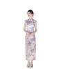 1011 summer new long sleeveless young girl fashion improvement daily cheongsam temperament thin national style