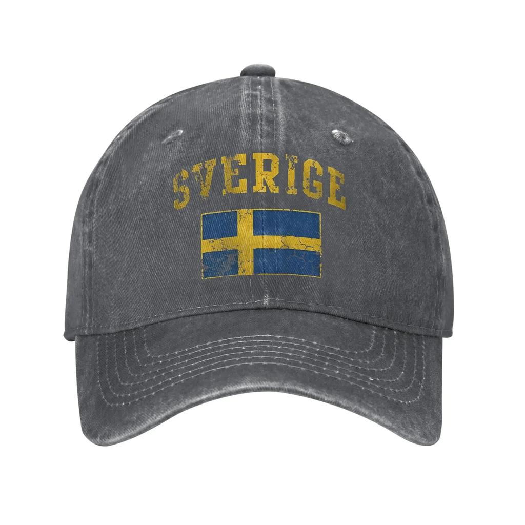 Baseball Cap Sweden Country Flag Spring yk Funny Trucker Hat Unisex Unisex Design Outdoor Sport Hot Sale Baseball Caps