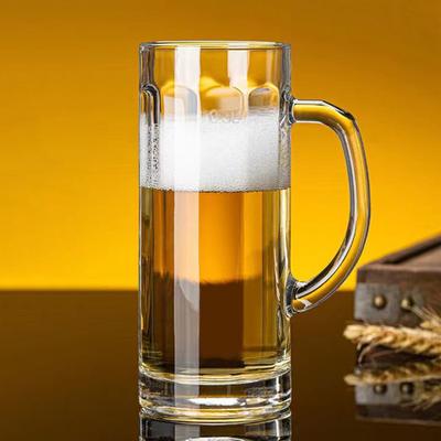 355ml Heat Resistant Tea Cup Milk Juice Mugs Classic Beer Glass Transparent Drinkware Craft Beer Glass Family Party Water Bottle