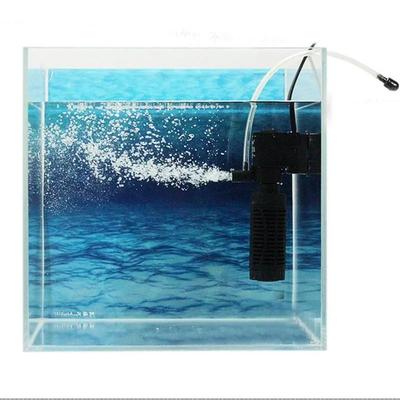 3 in 1 Filter Waterzuiveraar Zuurstofvoorziening Dompelbare Filtratie Mini Visbakfilter voor Aquarium Visbak
