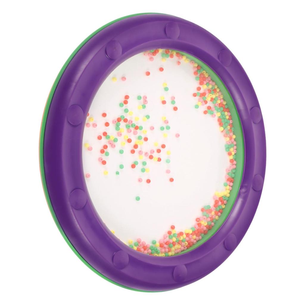 NOLITOY Ocean Drum, Wave Sound Drum, Percussion Instrument for Kids, Educational Toy, Plastic, 25cm, Multicolor