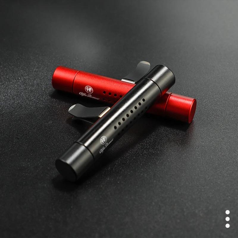Hub Caps Car Air Outlet Fragrance Clip Air Freshener Auto Accessories For Alfa Romeo Giulietta Mito 159 Giulia Stelvio 156 147 T zw4