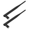 2pcs Network Antenna 5dBi 2.4G 5.8G Dual Band SMA Inner Pin Folding Signal Antenna for Routers Vending Machines