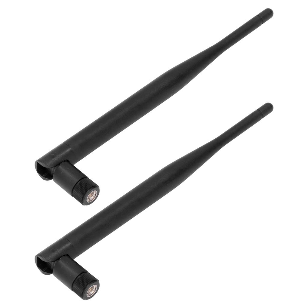 2pcs Network Antenna 5dBi 2.4G 5.8G Dual Band SMA Inner Pin Folding Signal Antenna for Routers Vending Machines