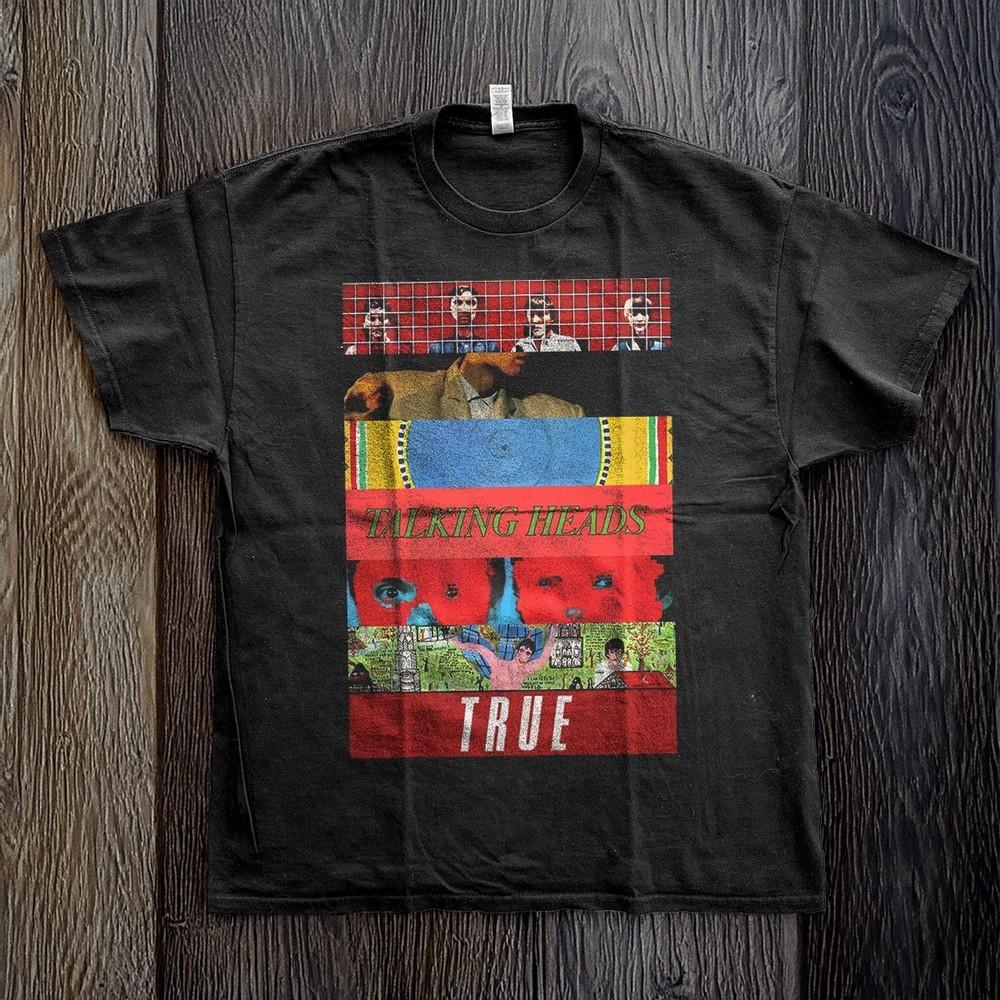 

Talking Head True Trackslist Album Black Shirt Sizes S to 5XL Unisex T-Shirt XXL