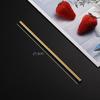 304 Stainless Steel Straw Set Color Metal Straw Restaurant Milk Tea Beverage Coffee Tube Straight Pipe Elbow Set