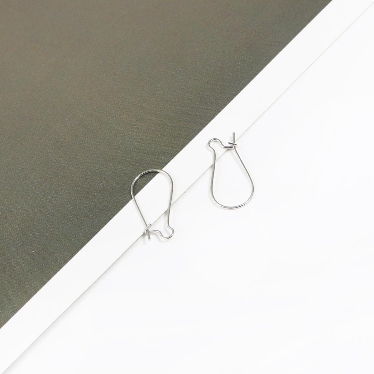 

100 шт. Крупногабаритные позолоченные подвески для сережек, крючки для ушей, фурнитура для аксессуаров своими руками 11x25mm