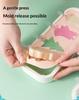 Cute Silicone Popsicle Molds Food Grade Homemade Ice Pop Stick Ice Cream Cheddar Cheese Stick Mould for Home