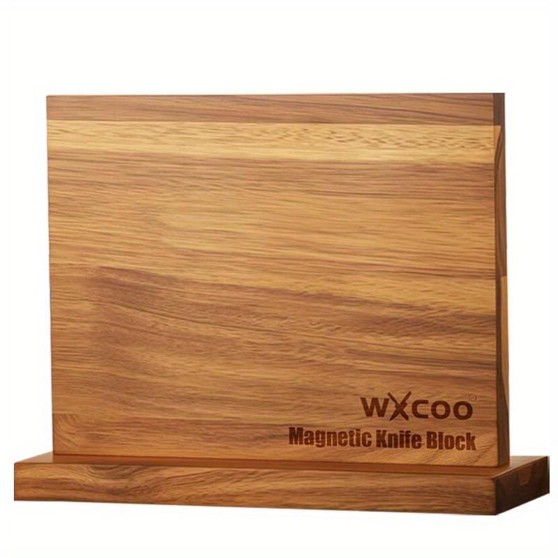 

Двусторонний деревянный магнитный держатель для ножей для дома и кухни, многофункциональный держатель для хранения ножей с сильными магнитами, магнитная подставка 1PC