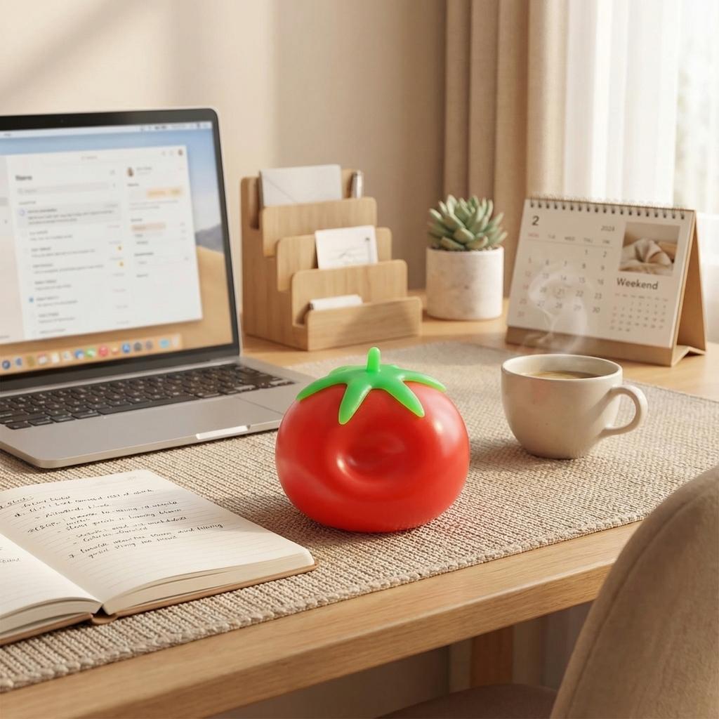 Tomato Pressing Tomato Stress Relief Toy Children's Stress Relief Device Fruit Venting Ball Pressing .