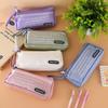 Zipper Closure Stationery Organizer Portable Pen Storage Bag Pen Organizer Pouch  Study Essentials