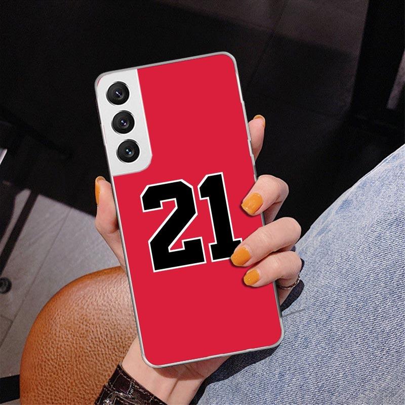 Basketball 23 24 8 Number Phnoe Case for Samsung Galaxy S26 S25 Edge S23 S24 Ultra S22 Plus S21 S20 FE Unique Cover Soft Coque G