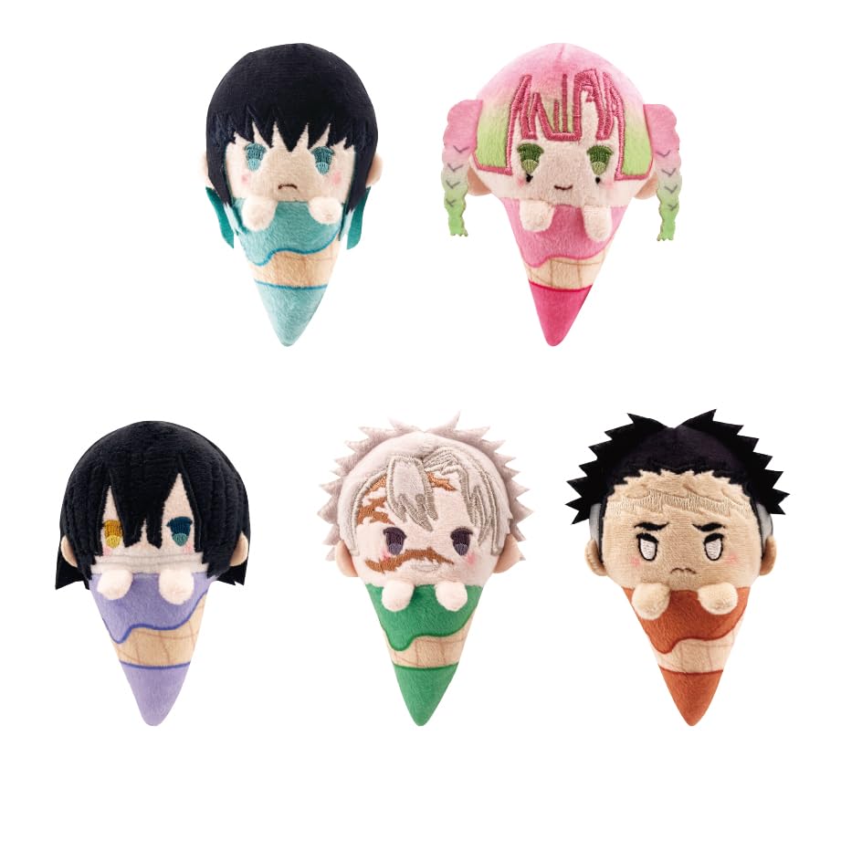 Kimetsu no Ice Tapi Plush Box  Demon Slayer Yaiba  Vol.3 5-Piece