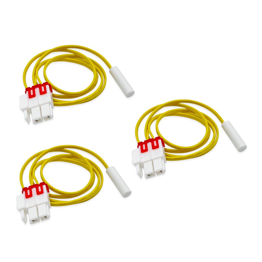 Set of 3 Refrigerator Temperature Sensor 75cm Defrost Function Probe Refrigerator Sensor Efficient Appliance Accessories