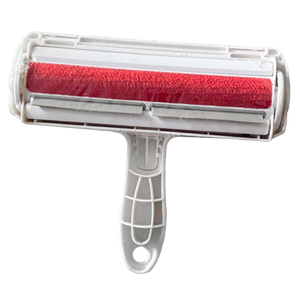 Pet Hair Roller Lint Roller Cat and Dog Hair Remover for Furniture Couch Carpet Car Seats Red