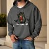 Men's Halloween Print Hoodie with Pockets Long Sleeve Casual Pullover