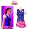 Barbie Charm Princess School Uniform Cosplay Costume For Women