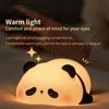 Kreatives Mini Panda Kleines Nachtlicht Wohnzimmer Niedliche Panda Silikonlampe Nachttischdeko Kinder Nachtlicht Geburtstagsgeschenk