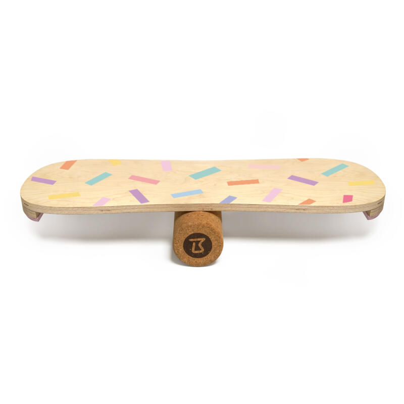 Wood Balance Board (BW Board Pattern) Balance Exercise Equipment
