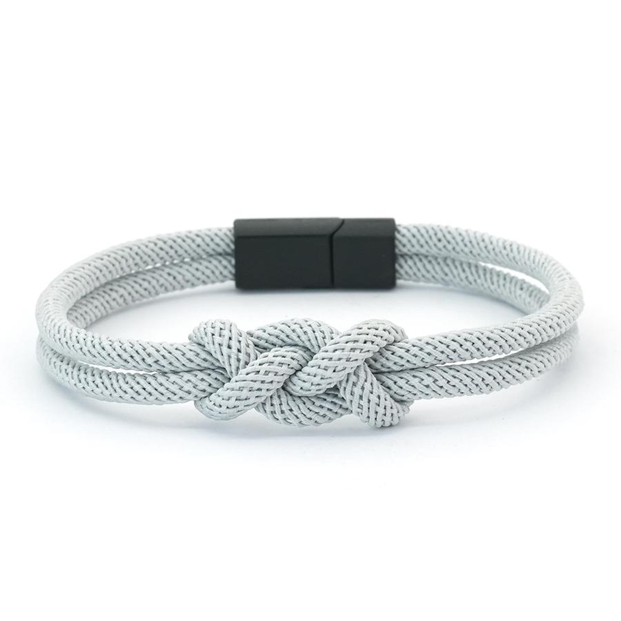 Einzigartiges Herren Seilarmband Premium Ausgewählt 4mm Schnur Spezieller Glücksknoten Tibetisches Armband Erhältlich in Mehreren Farben und Größen