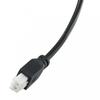 1pc Extension Cable 4 Meters Black Parking Sensor Extension Cable Plastic