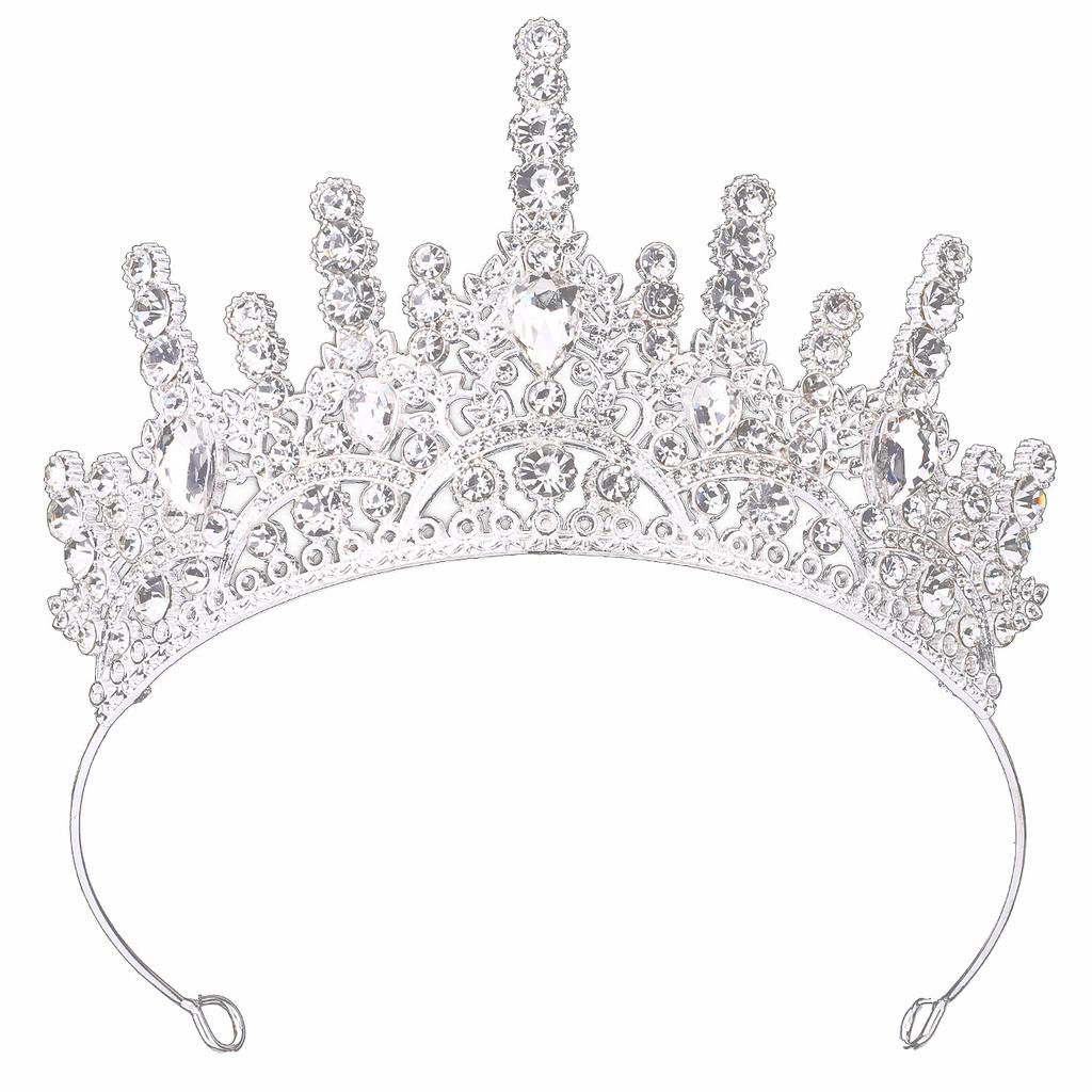 Prinzessin Kristallkrone Tiara Mädchen Geburtstag Stirnband Auftritt Laufsteg Kleid Accessoires Königin Königin Krone