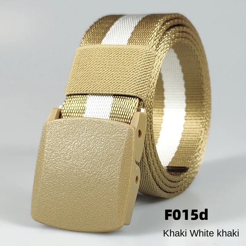 Black Automatic Buckle Nylon  Belt  Waist Canvas Belts Outdoor Strap Travel Sports Belt for Men and Women