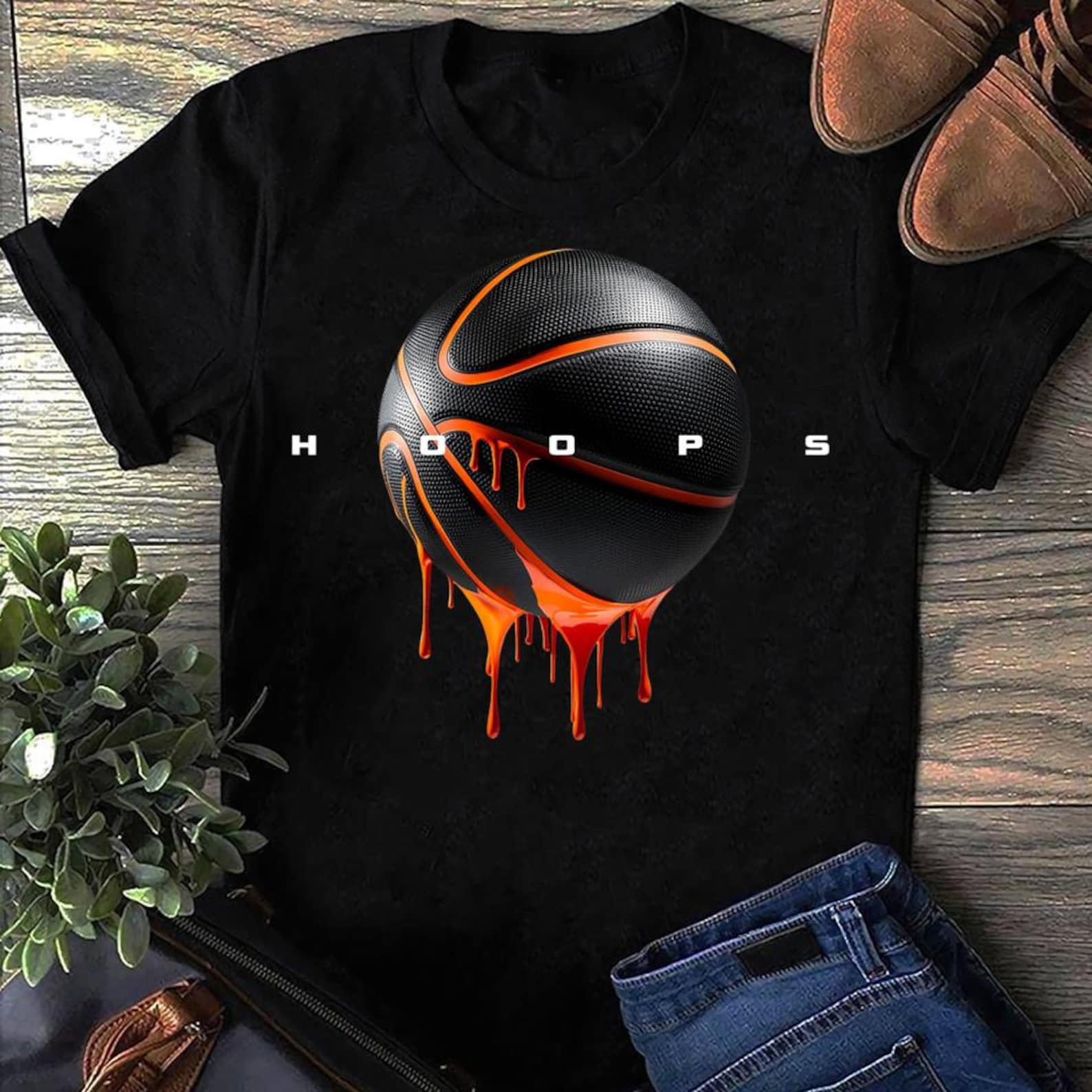 Basketball Apparel Basketball Black Basketball T-Shirt, Basketball Fans,Basketball Coach Shirt,Basketball Coach Gift,Basketball Lover S