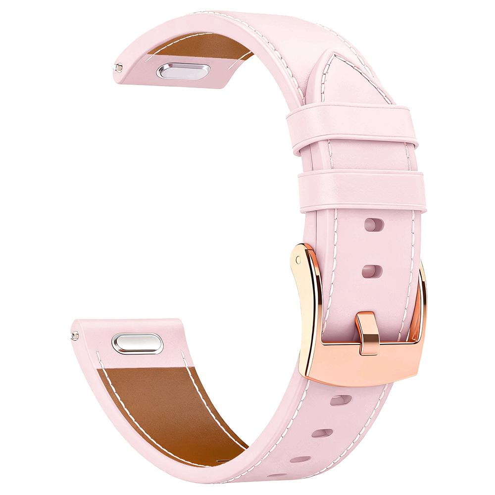 Huawei GT Series Leather Watch Band, Rose Gold Buckle, 18mm Universal Size
