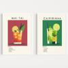 Cocktail Mai Tai Caipirinha Cin & Tonic Bar Vintage Wall Art Canvas Painting Nordic Posters And Prints Picture For Kitchen Decor