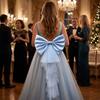 Satin Mesh Elegant Bridal Belt Single Layer Wedding Dress Accessories  Evening Gown