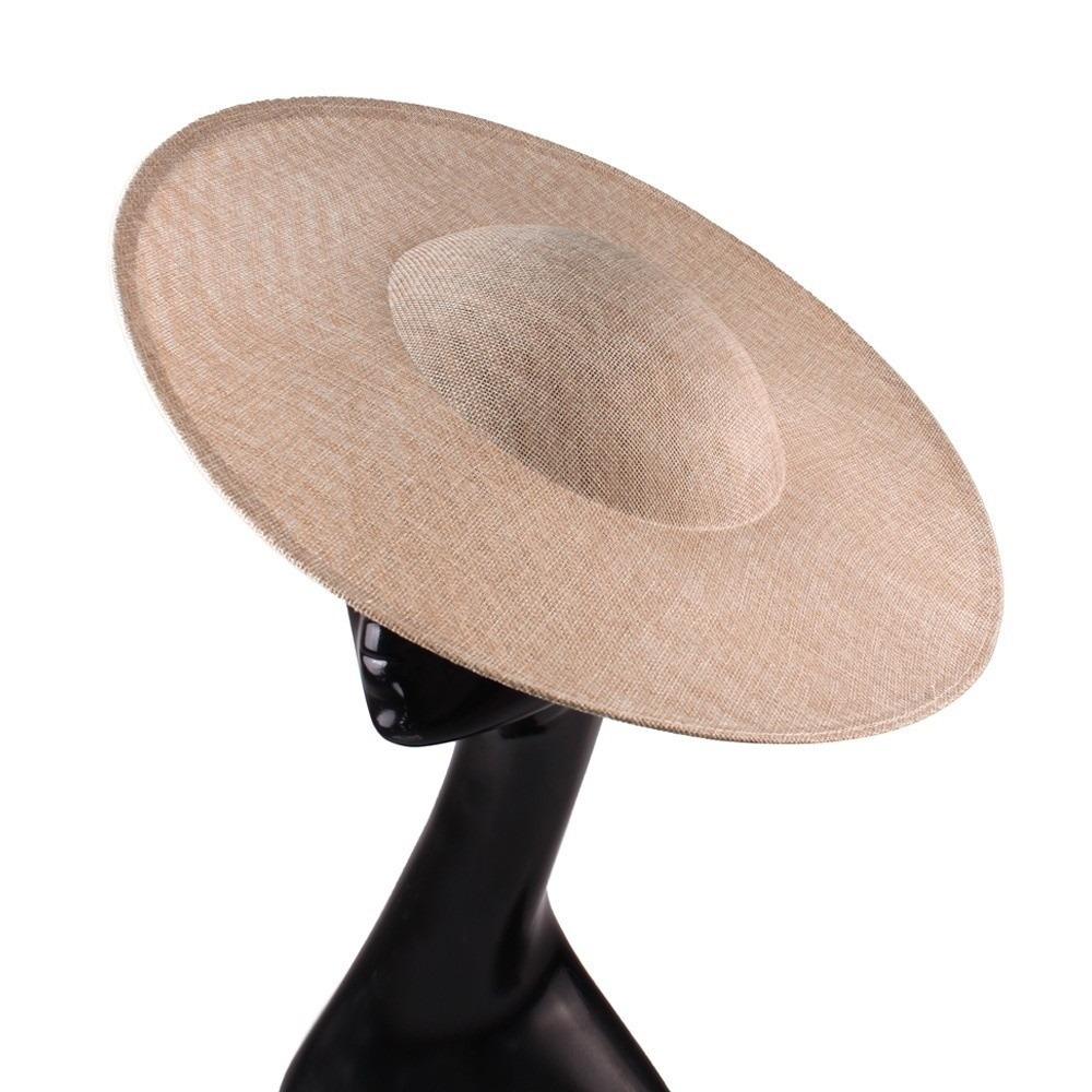 Jednokolorowa Siatkowa Kapelusz Szerokie Rondo Maskaradowy Cylinder Moda Vintage Fasynator Kapelusz Dziewczynka