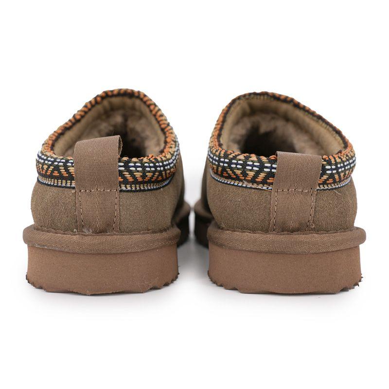 Women's KELARA Fur Mule with Ethnic Trim