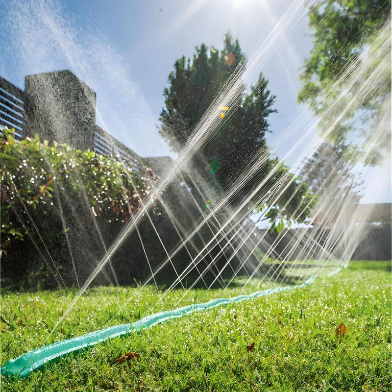 15M Trampoline Sprinkler Outdoor Camping Water Spray Cooling Garden Cooling Tool Field Irrigation Hose Tool Agricultural Mist Hose