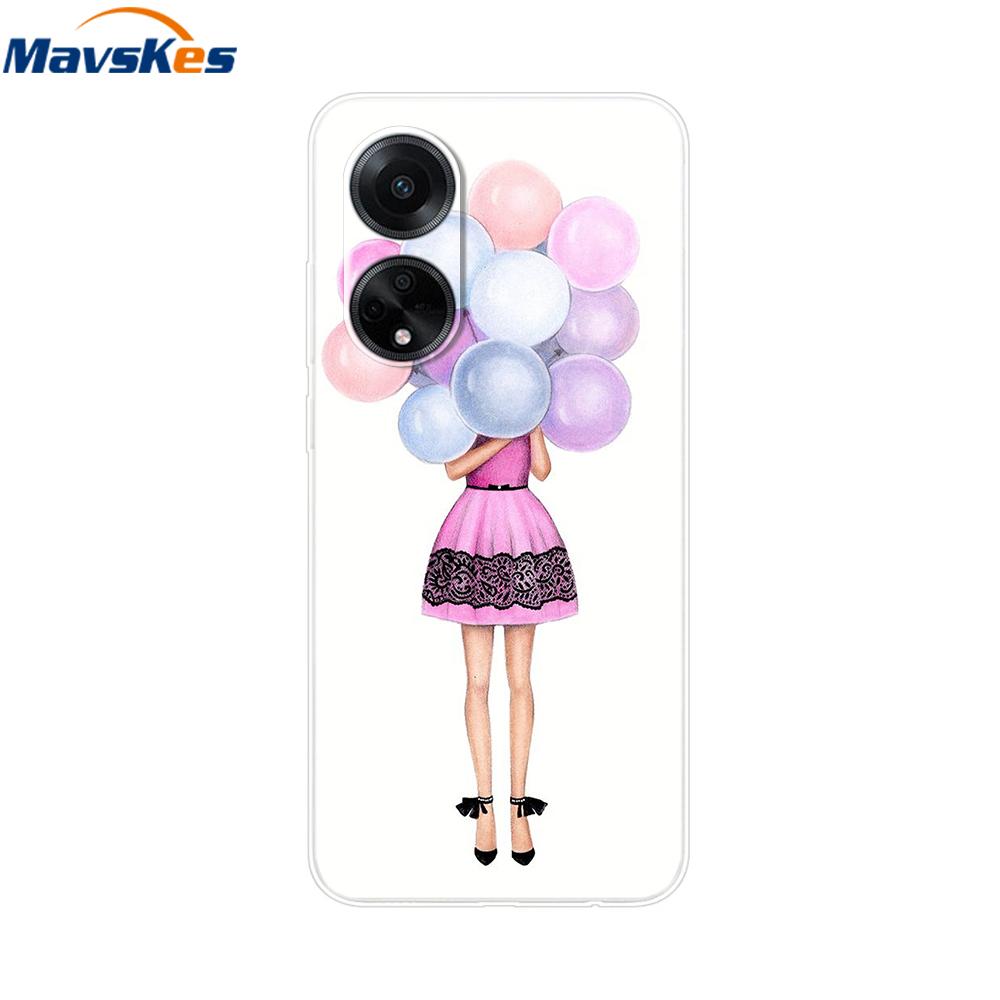 Phone Case For OPPO A98 5G Case CPH2529 Bumper Cute Cartoon Soft Silicone Back Cover for Oppo A98 5G A 98 OPPOa98 Fundas Coque