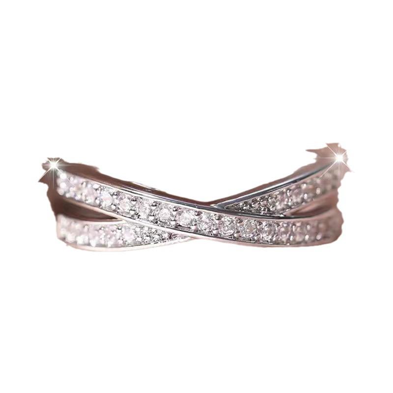 Elegant White Opal Silver Ring, European & American Bridal Jewelry