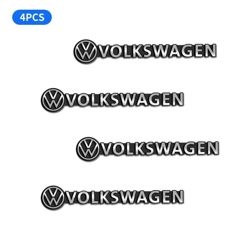 RFKNG1 2/4Pcs Harman Kardon Metal Speaker Emblem Audio Car 3D Sticker For Volkswagen VW Golf Polo 4 5 6 Passat B5 B6 B7 CC Jetta Tiguan