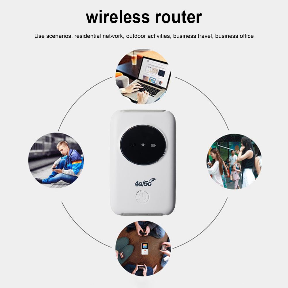 150Mbps 4G Wireless Router 3200mAh 4-6H Working Time 10 Users Sim Card Slot Portable Modem Wireless LTE WiFi Modem