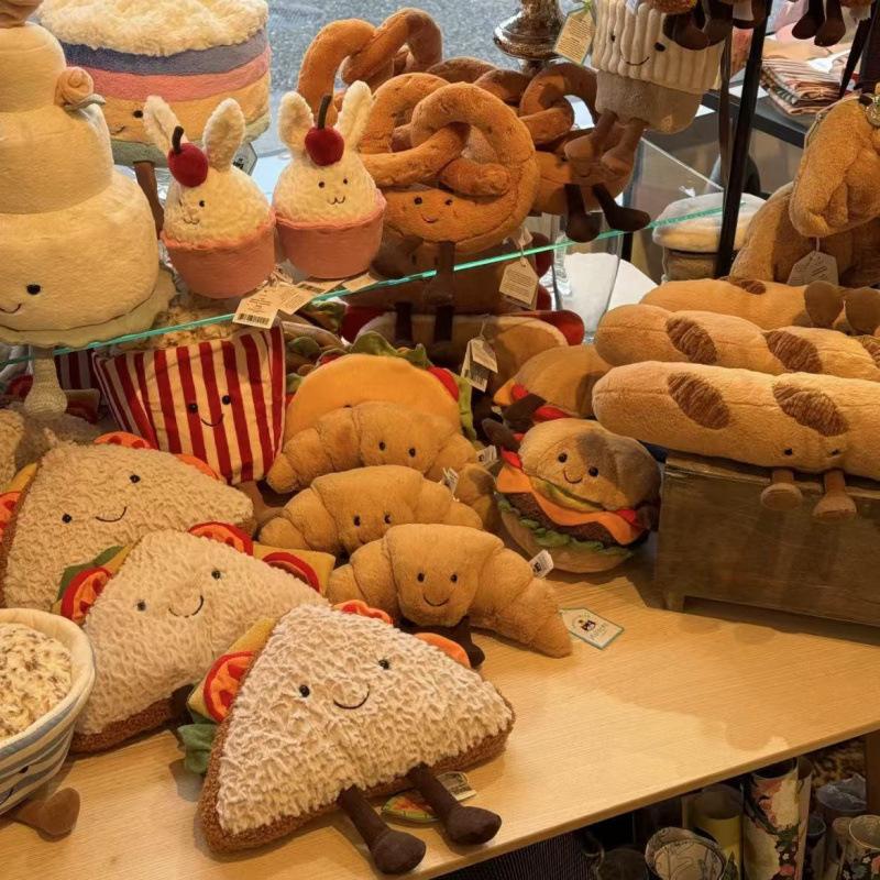 Fun cake doll dessert jc food series doll creative simulation plush toy wedding doll