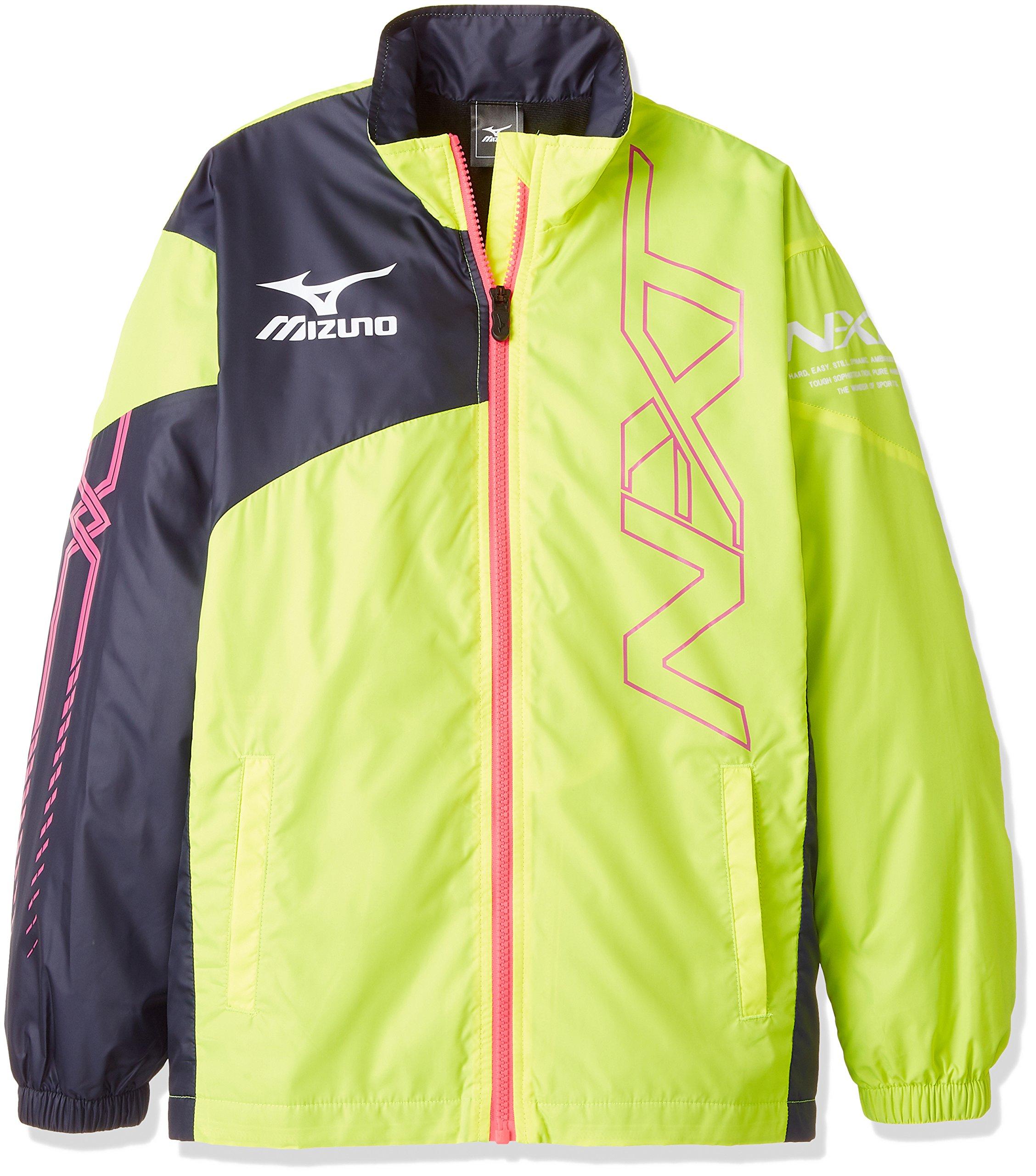 

Mizuno Тренировочная одежда Утепленная рубашка 32JE7932 31 Безопасный желтый x Темно-синий 140 [Юниор]