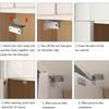 Door Magnetic Catch Ultra Thin Invisible 2 Pieces Self Adhesive Door Magnets Catch for Cabinet Doors Office Drawers Storage