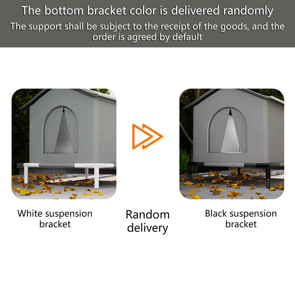 Outdoor Stray Cat Nest Rainproof and Insulated Designs for Stray Cats for All Seasons Large Capacity and Warm for Garden