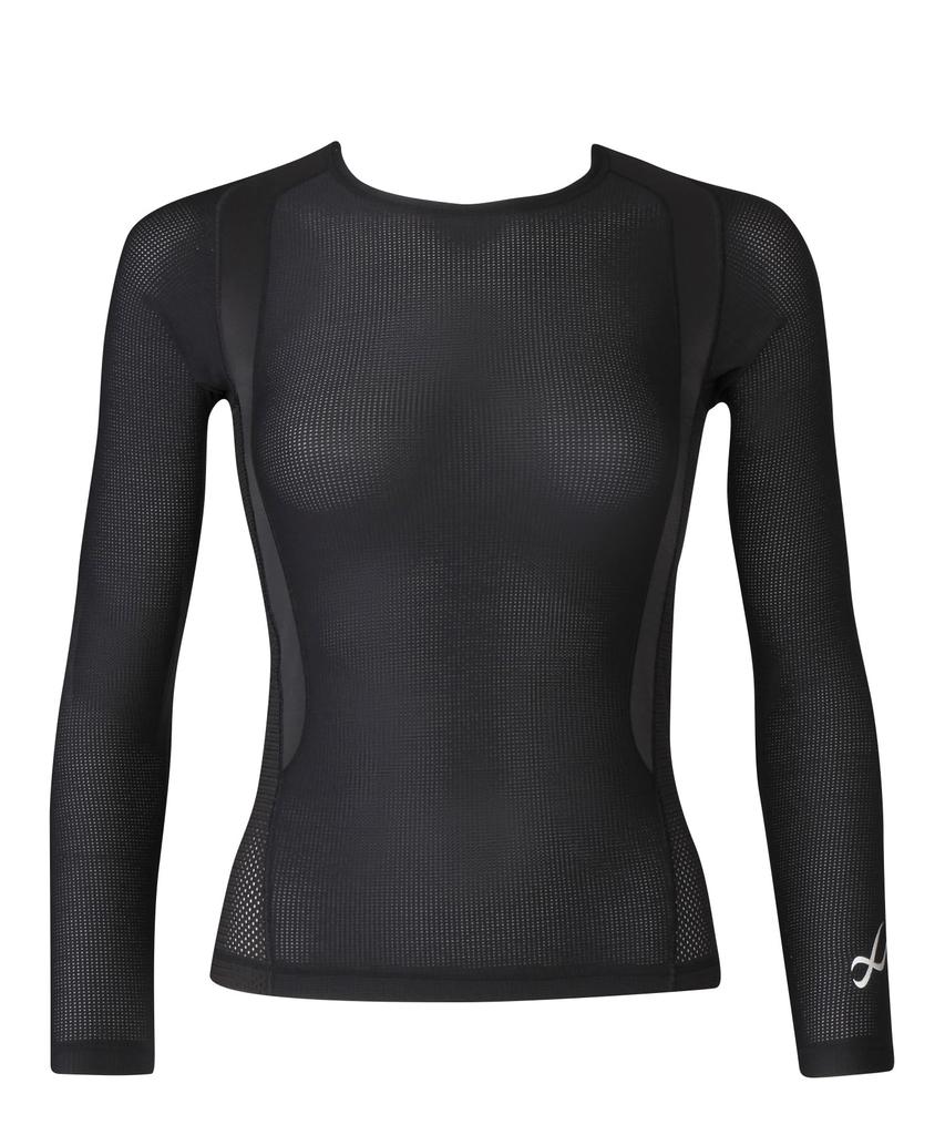 [CEDA Brew XWacoal] Functional Tops [WOMEN] [JYURYU TOP] Mesh Long Sleeves Makes Shoulders Easier To Move Reduces Fatigue During Exercise Golf Ball