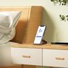SAMDI Cell Phone Stand, iPhone Wood Dock: Cradle, Holder for Switch All Android Smartphone, iPhone 6 6s 7 8 X Plus 5 5s 5c Accessories Desk - ( Black