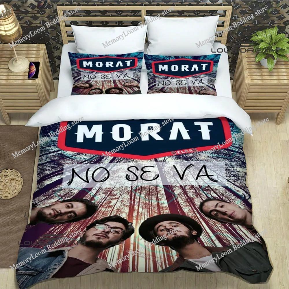 Art Style Unique Morat Pop Band Bedding Set Queen/King Size Duvet Cover Comforter Soft Bed Sheet Set Home Decor Luxury Gift