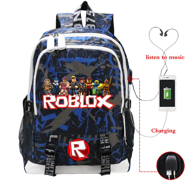 Game Merchandise Printed Backpack Usb Port Multifunctional Computer Bag
