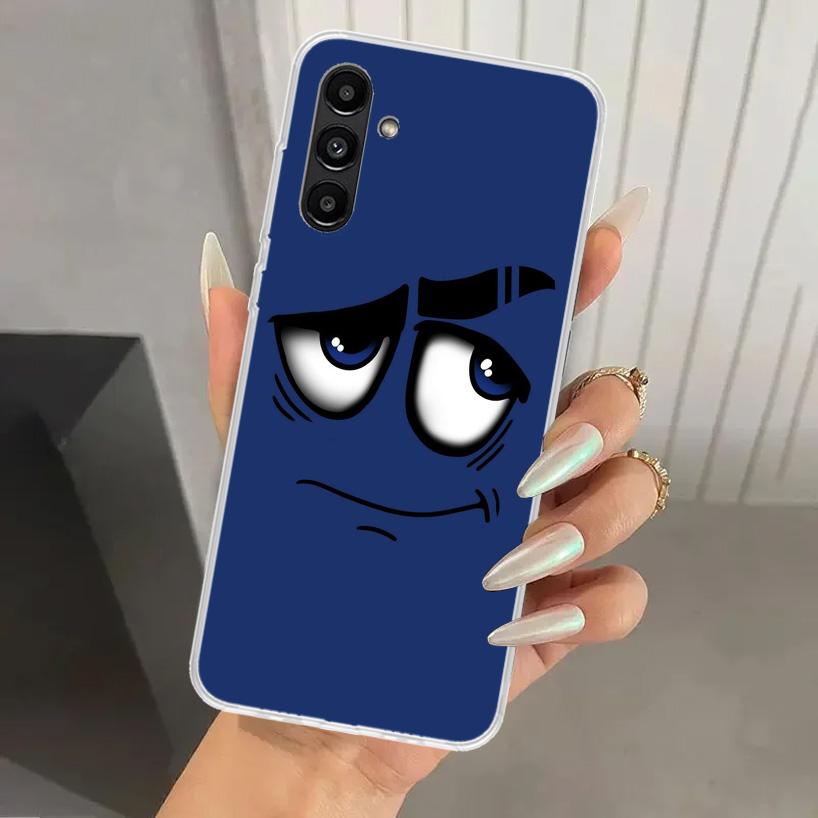 Funny Face Cute Phone Case for Samsung Galaxy A16 A26 A36 A56 A15 A25 A35 A55 A14 A24 A34 A54 A13 A23 A33 A53 A05S A04S A03S A15