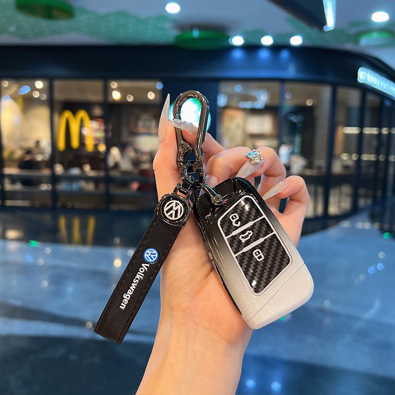 

Для VOLKSWAGEN Чехол-сумка для ключа нового автомобиля Для VW Volkseagen Passat B8 Magotan Для Skoda Superb A7 Kodiaq Seat Оболочка Брелок