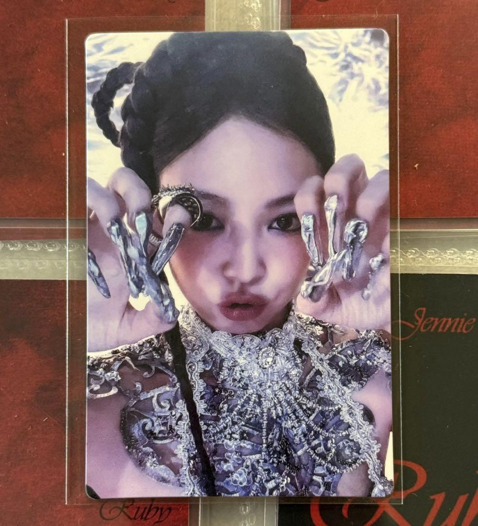 

[Б/У] BLACKPINK Дженни Руби QQmusic Китайское Ограниченное Издание Торговая Карта F