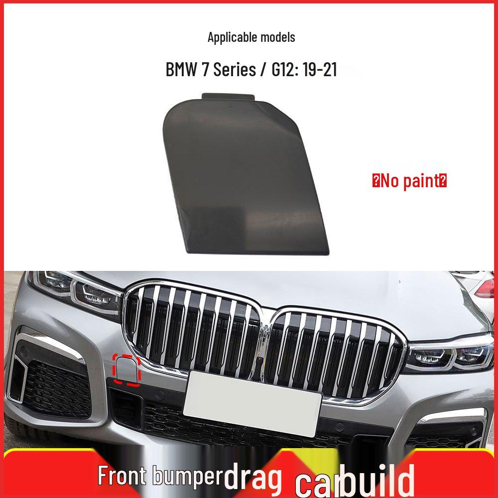 BMW 7 Series Sport G12 LCI Tow Hook Cover, Front Bumper (51118745836)